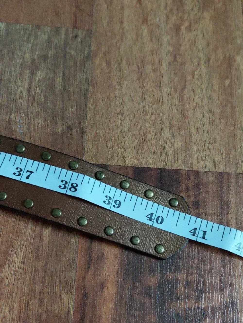 Boho Beaded Stone Buckle Genuine Bonded Leather Belt Turquoise Western Rodeo L
